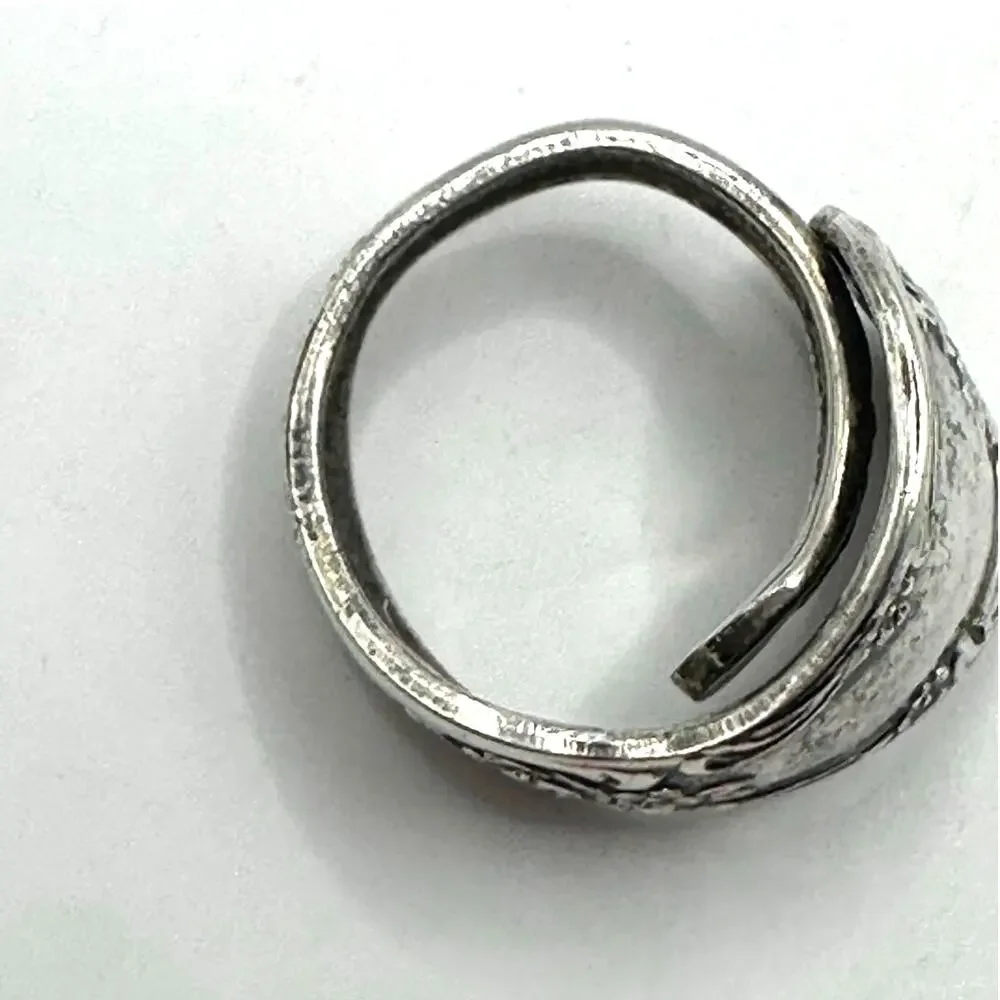 Vintage W.A. Rogers Oneida Silver Plate Spoon Bypass Pinkie Ring Retro Size 4.25